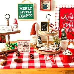 Hot Cocoa Tiered Tray Set